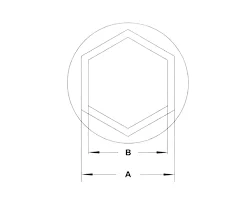 Hexagon Reducer Inserts For Low Profile Hydraulic Wrench