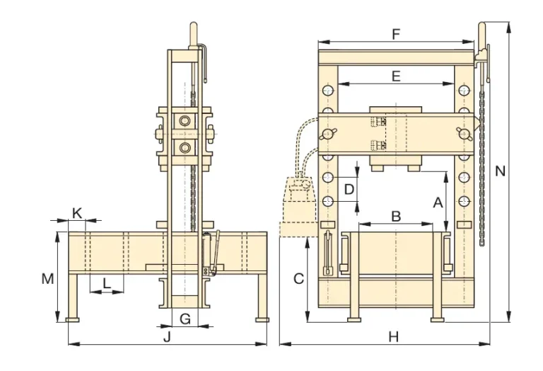 Roll Frame Hydraulic Press