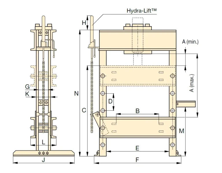 H-Frame Hydraulic Press
