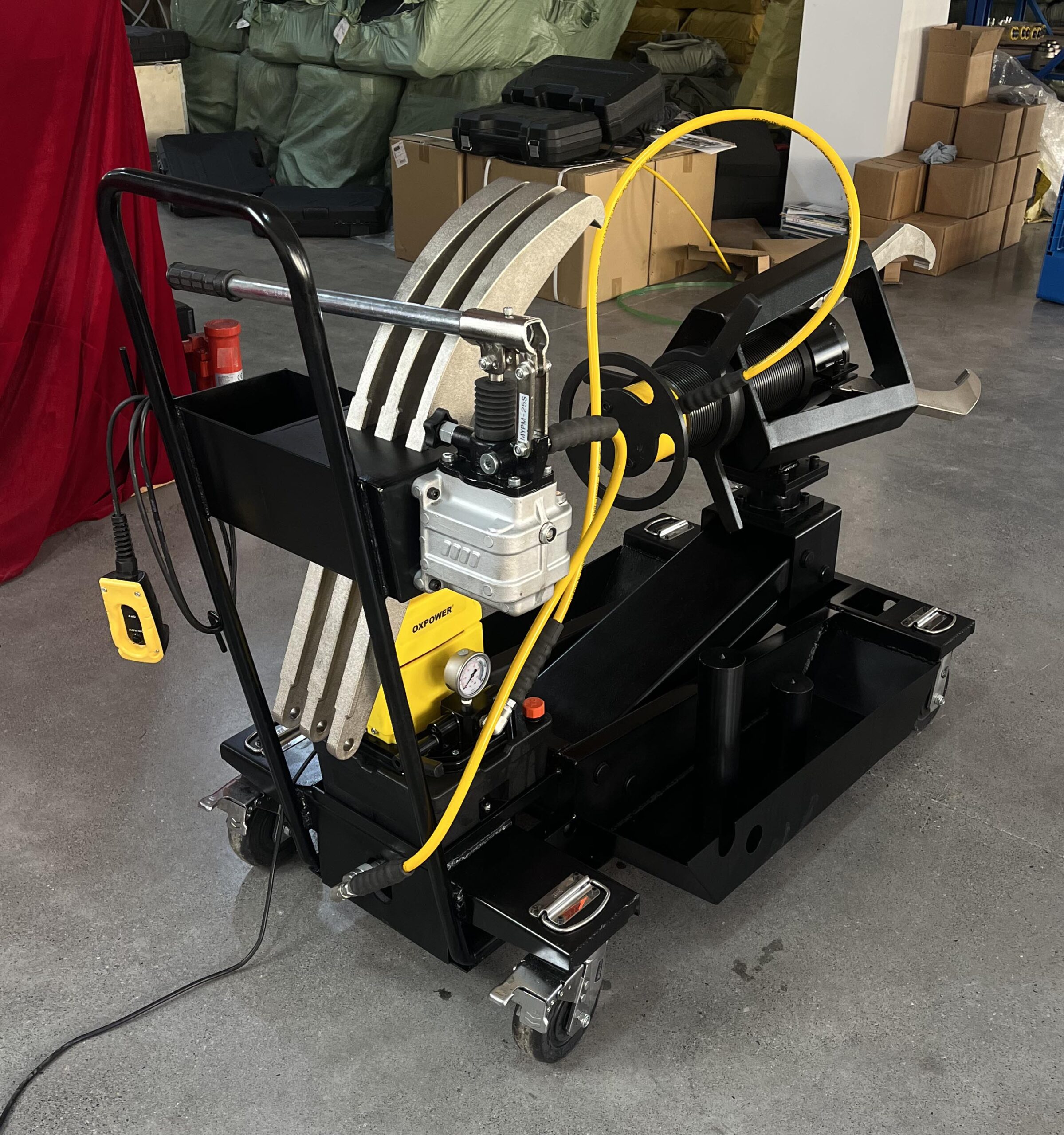 PTPH 50T Trolley Cage Hydraulic Puller scaled