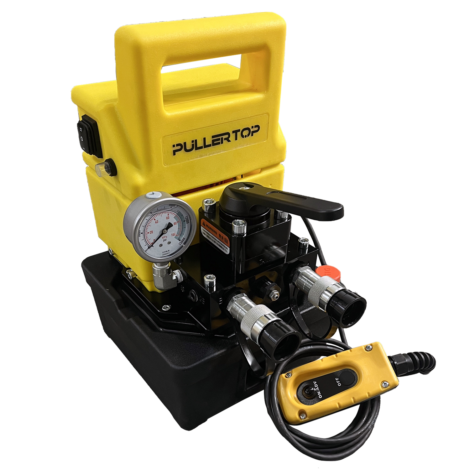 PUJ1401E, Two Speed, Economy Electric Hydraulic Pump, 4/3 Manual Valve, 230V, For use with Double-Acting Cylinders