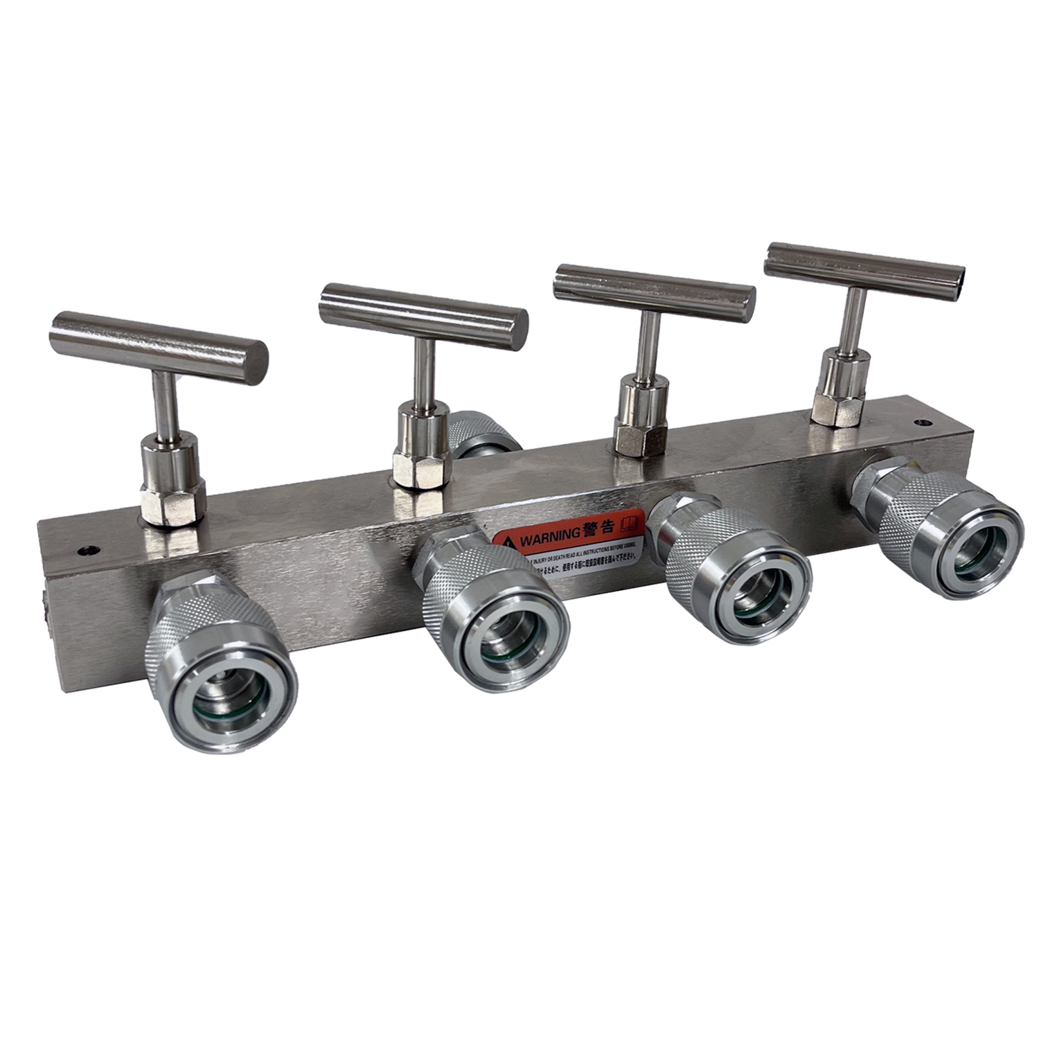 AM41, Split Flow Hydraulic Manifold, 1 inlet, 4 outlet ports