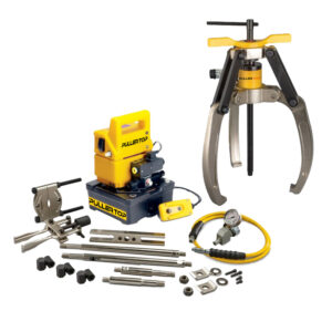 LGHMS324EE, 24 Ton, 3 Jaw, Hydraulic Lock-Grip Master Puller Set with Electric Pump, 230V